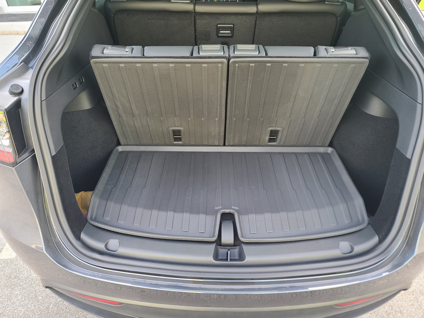 Model Y 7 Seaters: XPE 3-Row Floor + TPO Trunk Mats Bundle Set (7 PCs)
