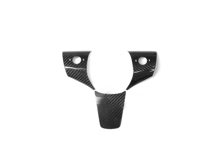 Model 3/Y: Real Carbon Fibre Steering Wheel Decal