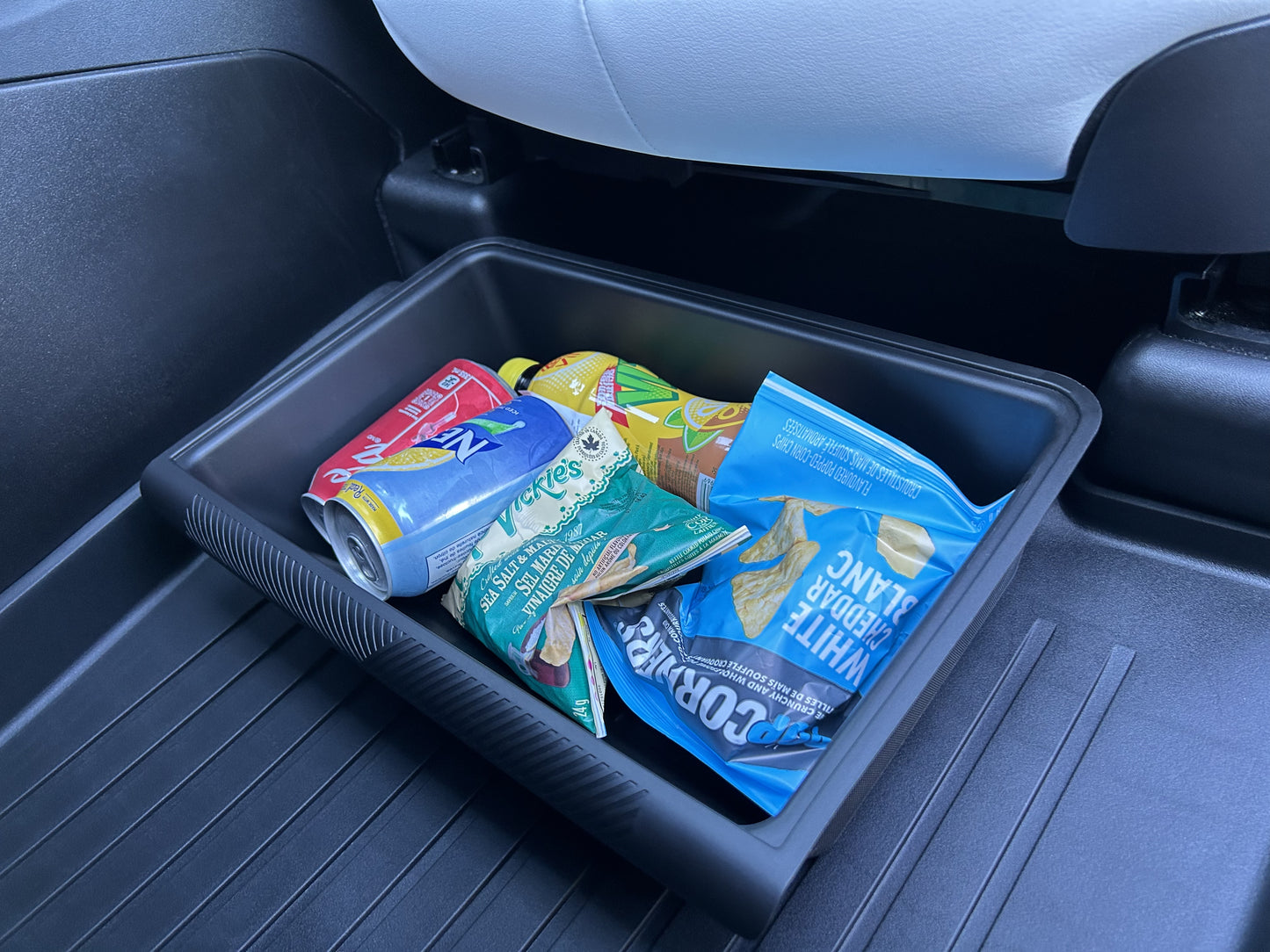 Model Y Legacy/Juniper 2020-2025: Underseat Storage Organizer Drawer Box