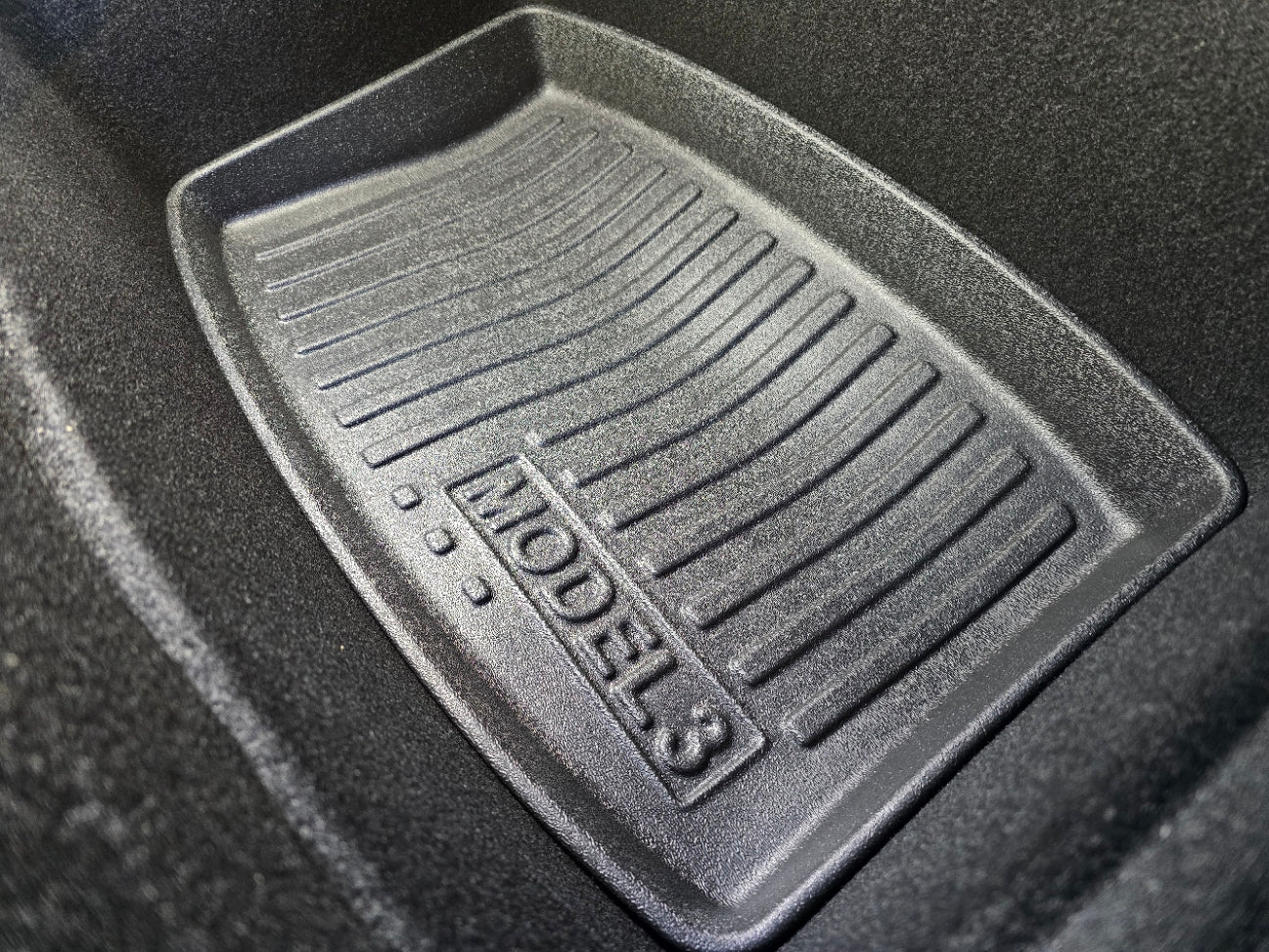 Model 3 Highland 2024+: TPE Trunk Storage Compartment Mat