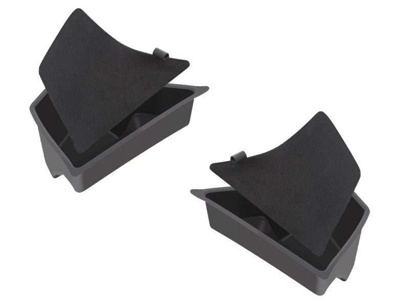 Model 3 Highland 2024-2025: Rear Trunk Side Storage Bins + Flocked Lids (4 PCs)