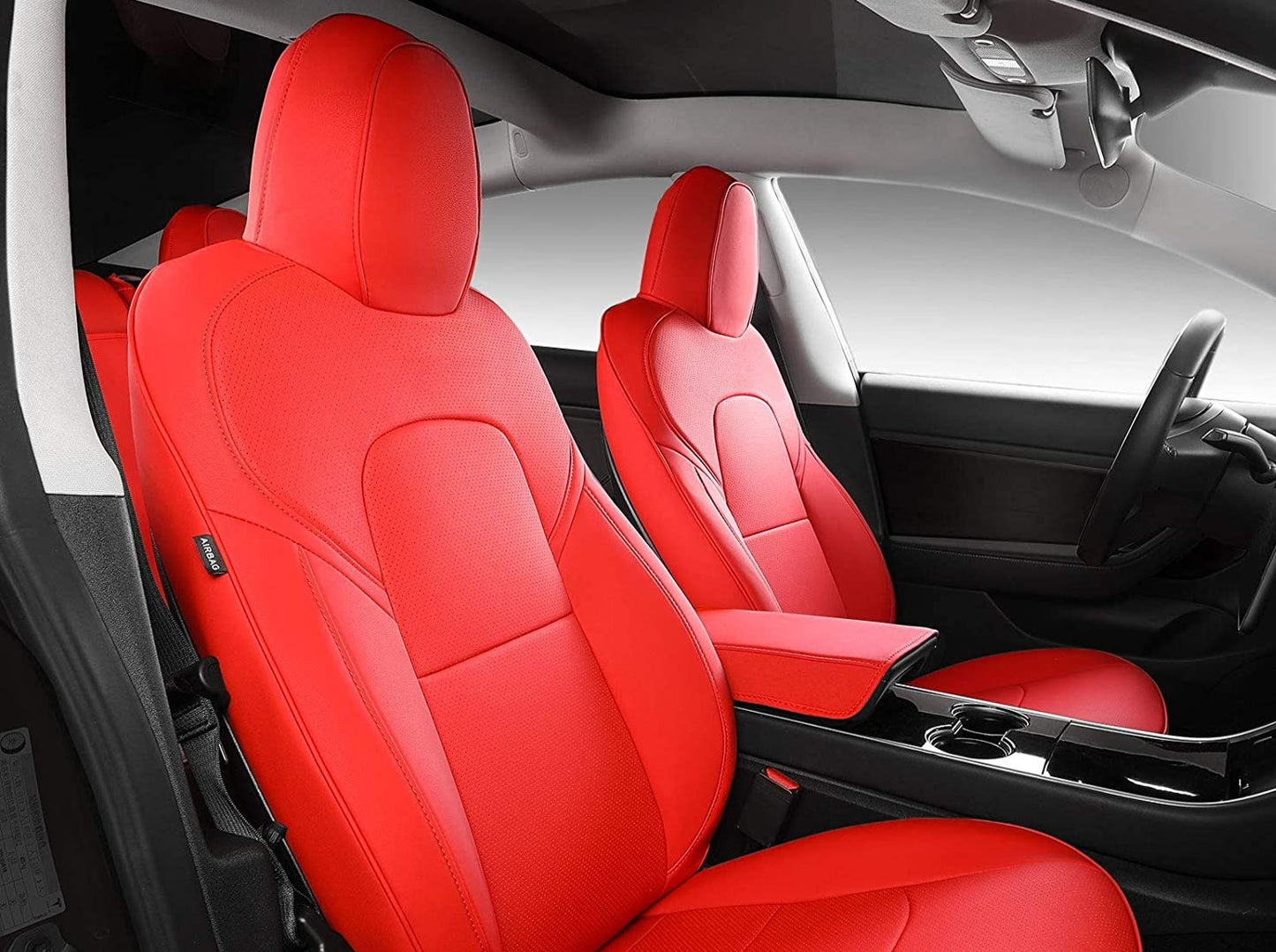 Model Y: PU Leather Full Seat Cover (12 PCs)