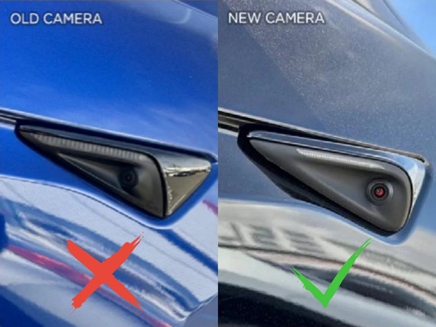 Model 3/Y: Real Carbon Fibre Side Camera Housing Covers