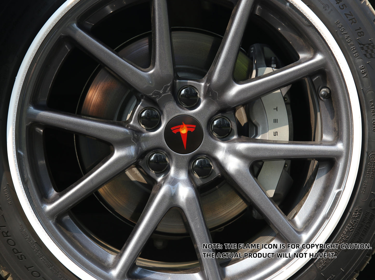 Model 3: Centre Wheel Caps Kit