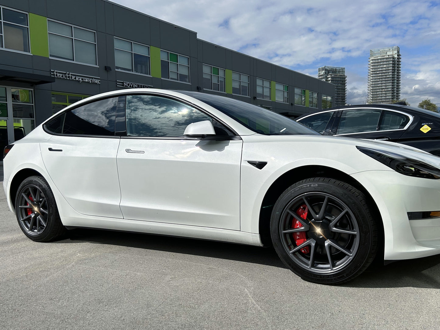 Model 3 Legacy/ Highland 2017-2025: Decorative Brake Caliper Cover Aluminum Alloy (18'' & 19'')