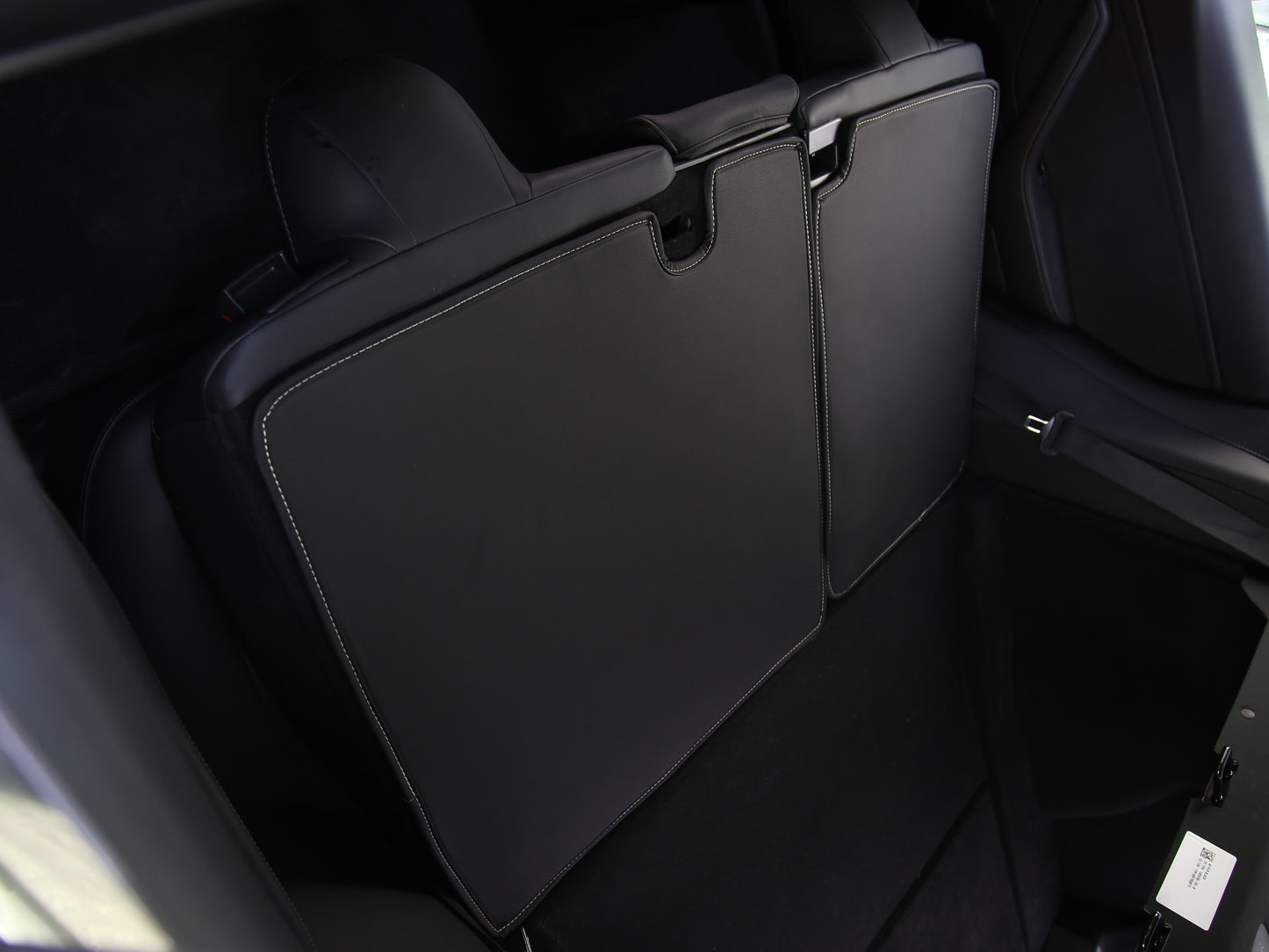 Model 3 Legacy/ Highland 2017-2025: PU Leather Rear Backseat Cover Mats (2 PCs)