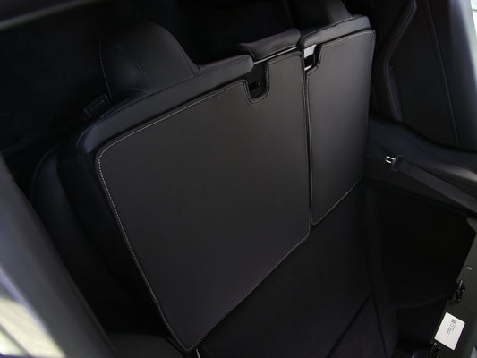 Model 3 Legacy/ Highland 2017-2026: PU Leather Rear Backseat Cover Mats (2 PCs)