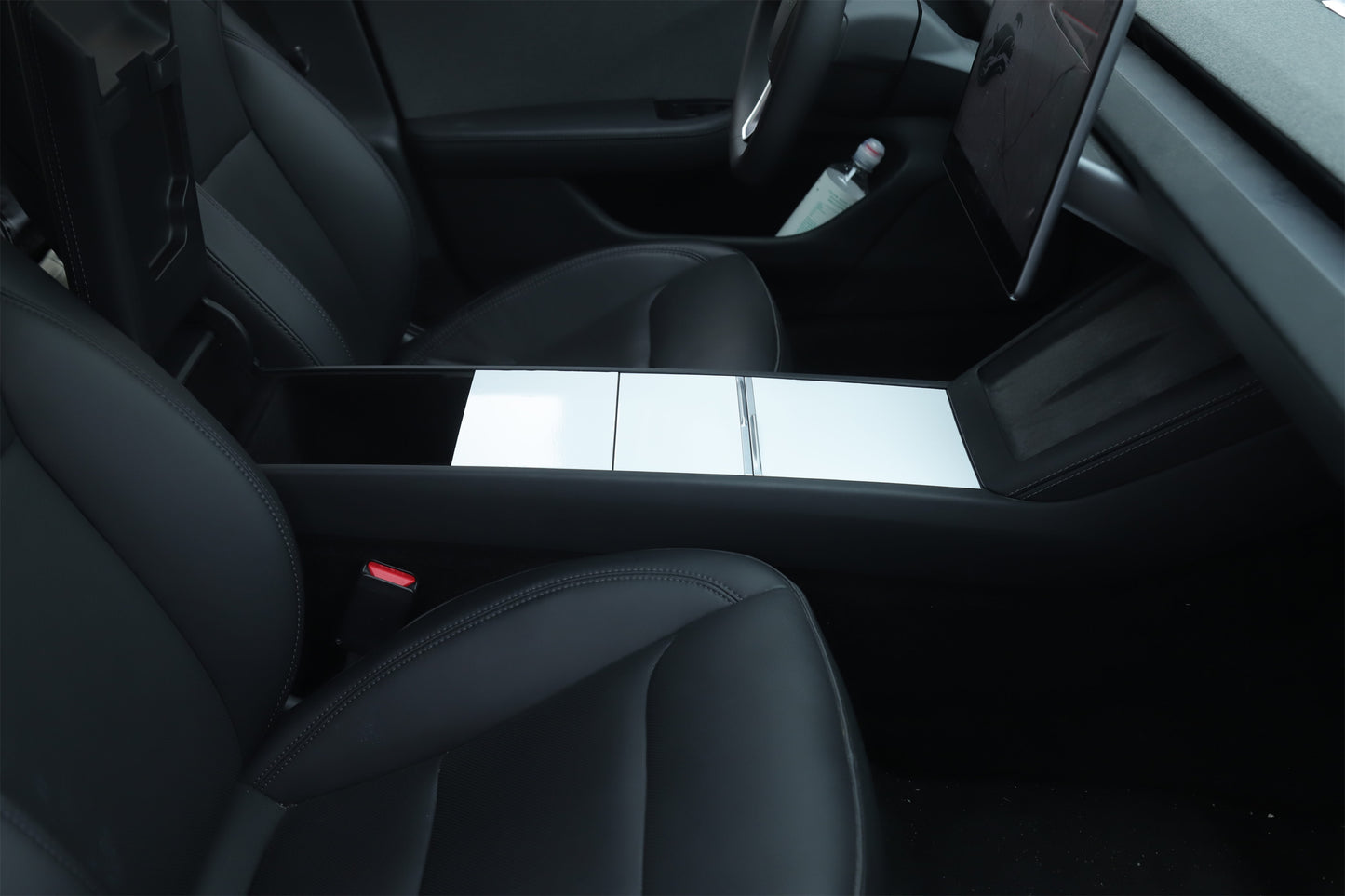 Model 3 Highland 2024-2025/ Y Juniper 2025: Centre Console Cover Wrap (3PCs)