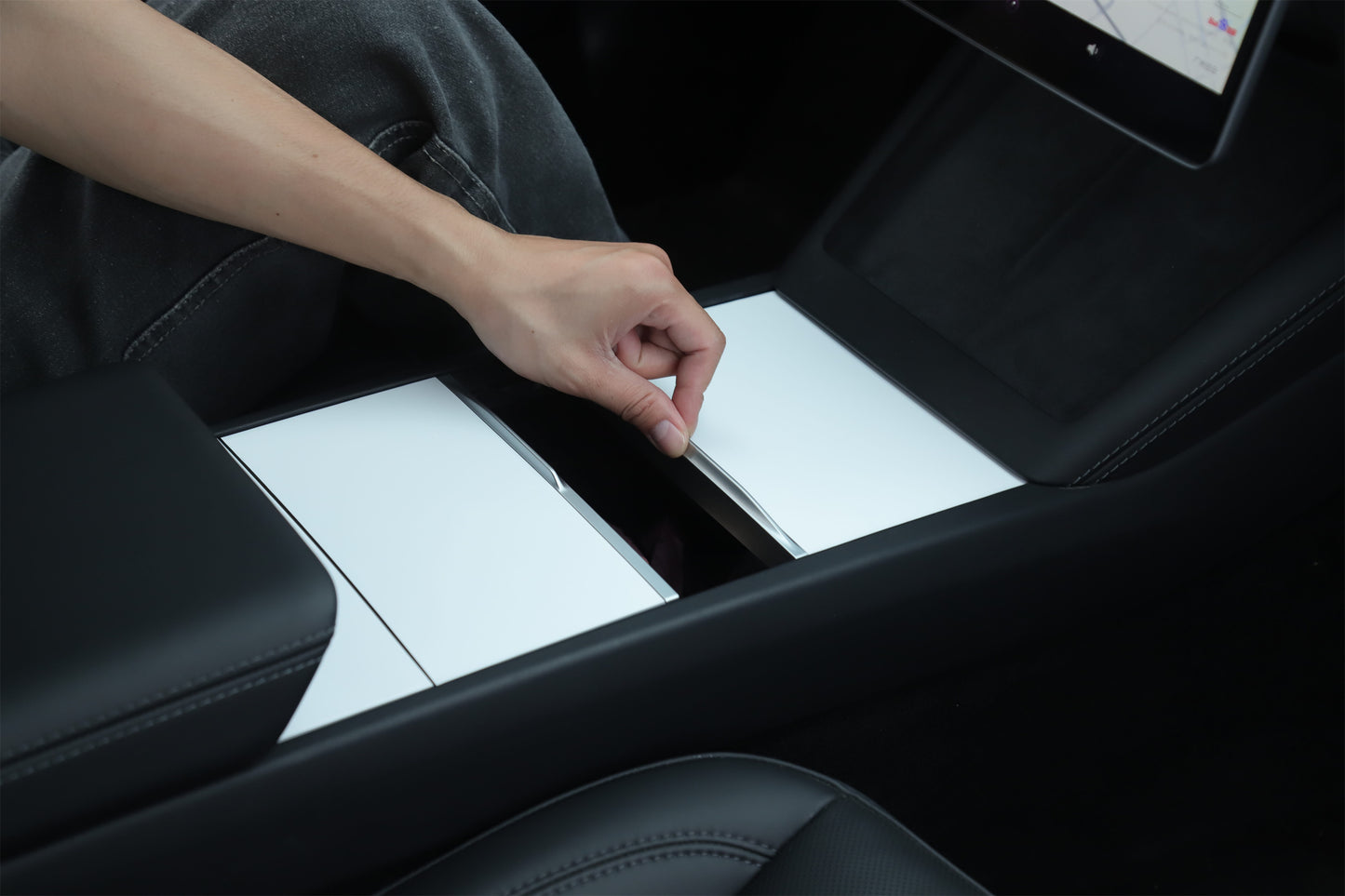 Model 3 Highland 2024-2025/ Y Juniper 2025: Centre Console Cover Wrap (3PCs)