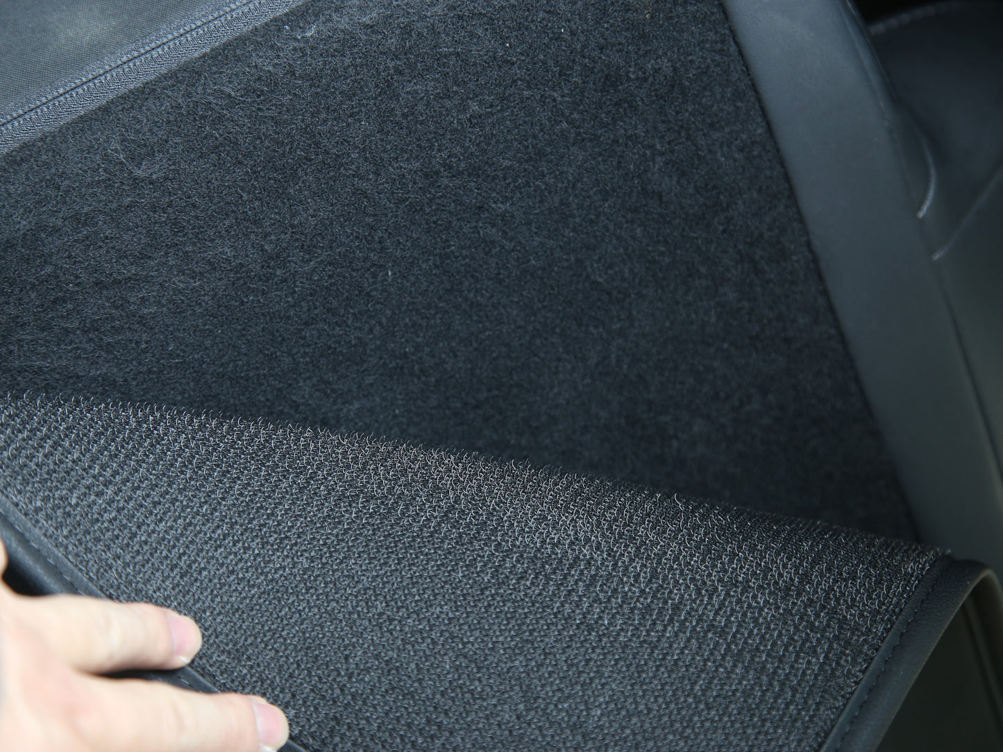 Model 3 Legacy/ Highland 2017-2025: PU Leather Rear Backseat Cover Mats (2 PCs)
