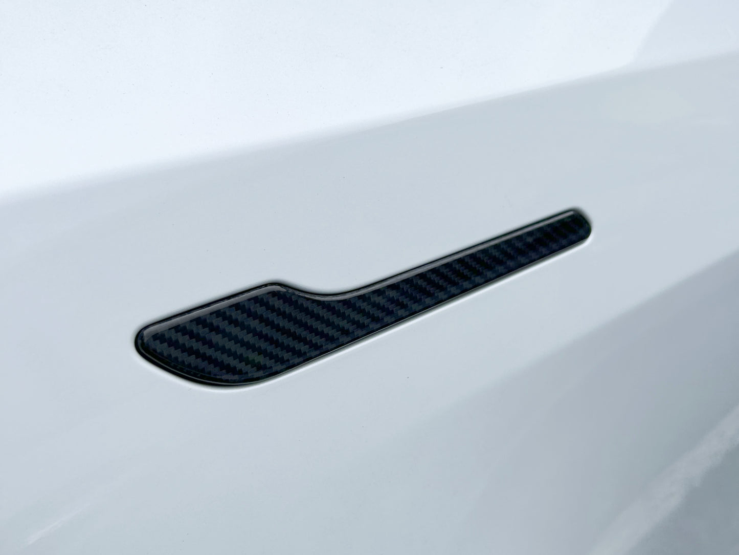 Model 3/Y: Real Carbon Fibre Door Handle Trims (4PCs)