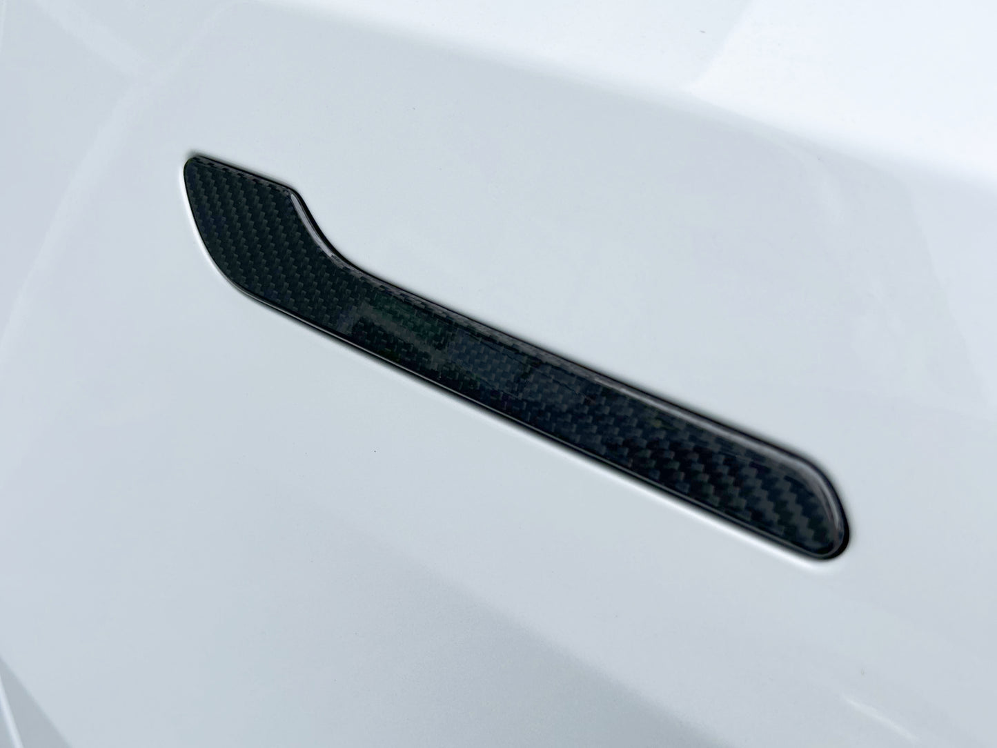 Model 3/Y: Real Carbon Fibre Door Handle Trims (4PCs)