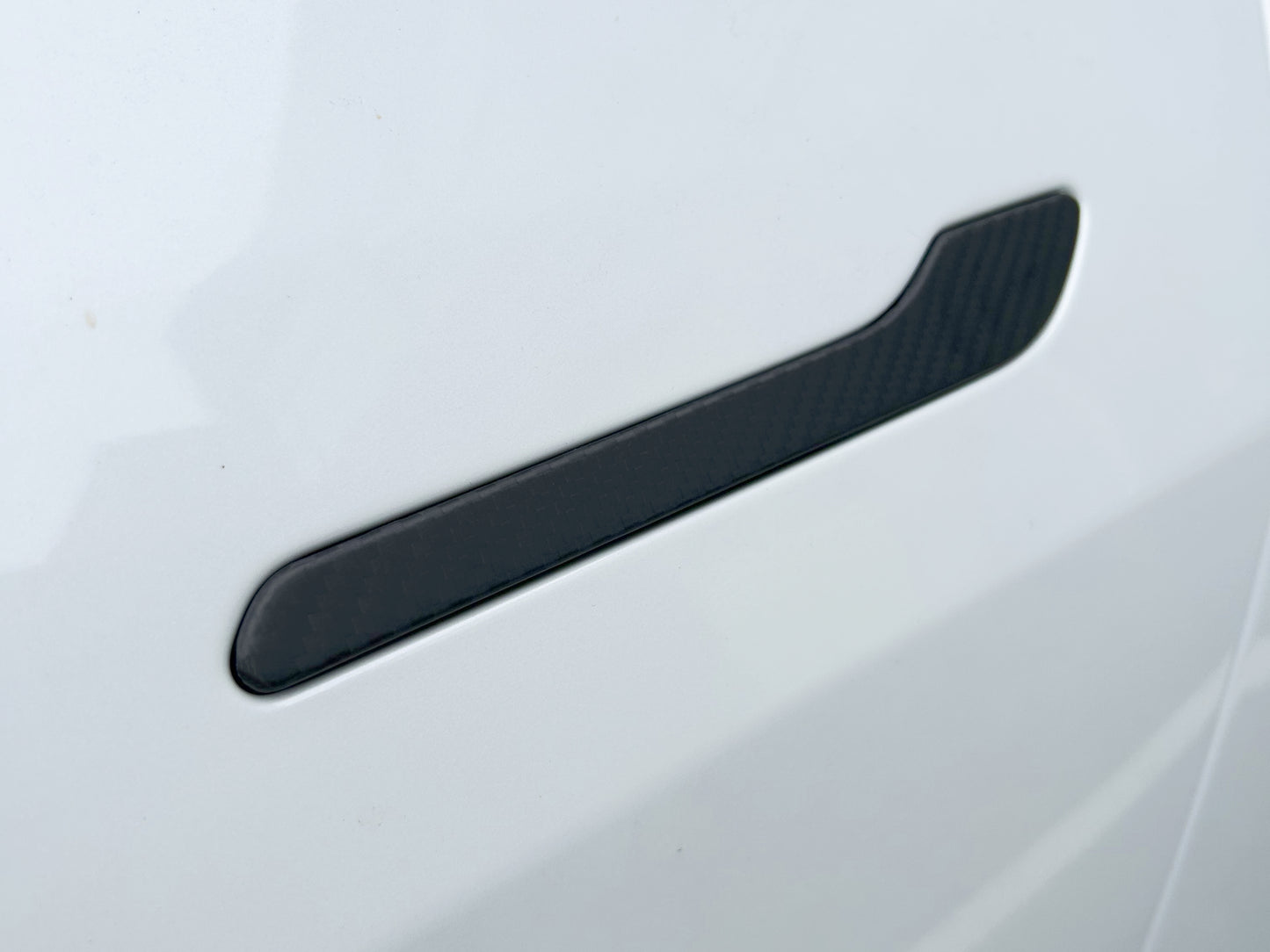 Model 3/Y: Real Carbon Fibre Door Handle Trims (4PCs)