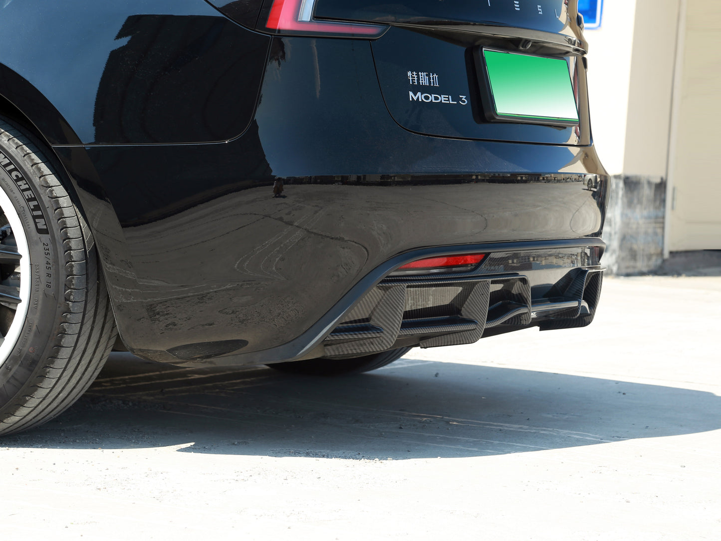 Model 3 Highland: Full ABS Performance Body Kit (Front Lip, Side Skirt, Diffuser, Spoiler)