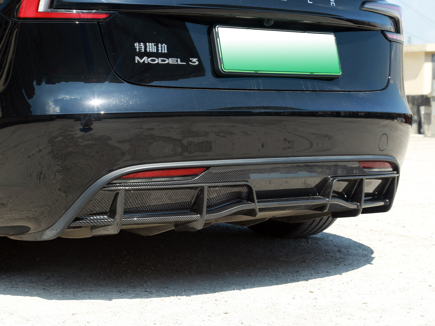 Model 3 Highland: Full ABS Performance Body Kit (Front Lip, Side Skirt, Diffuser, Spoiler)