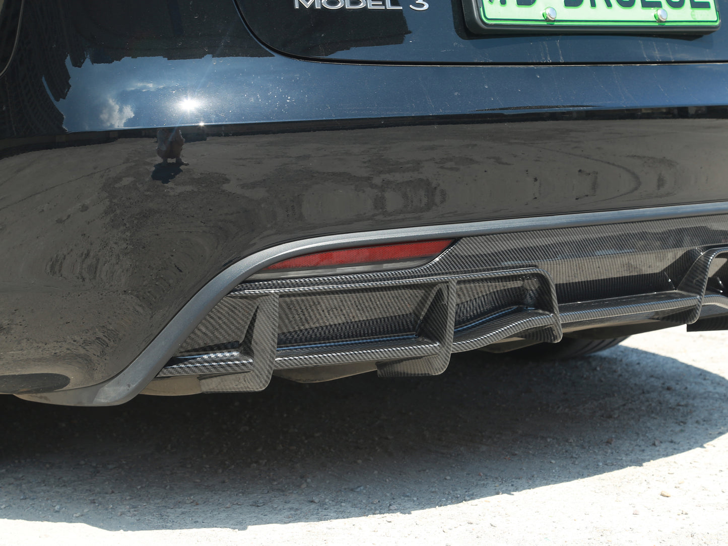 Model 3 Highland: Full ABS Performance Body Kit (Front Lip, Side Skirt, Diffuser, Spoiler)