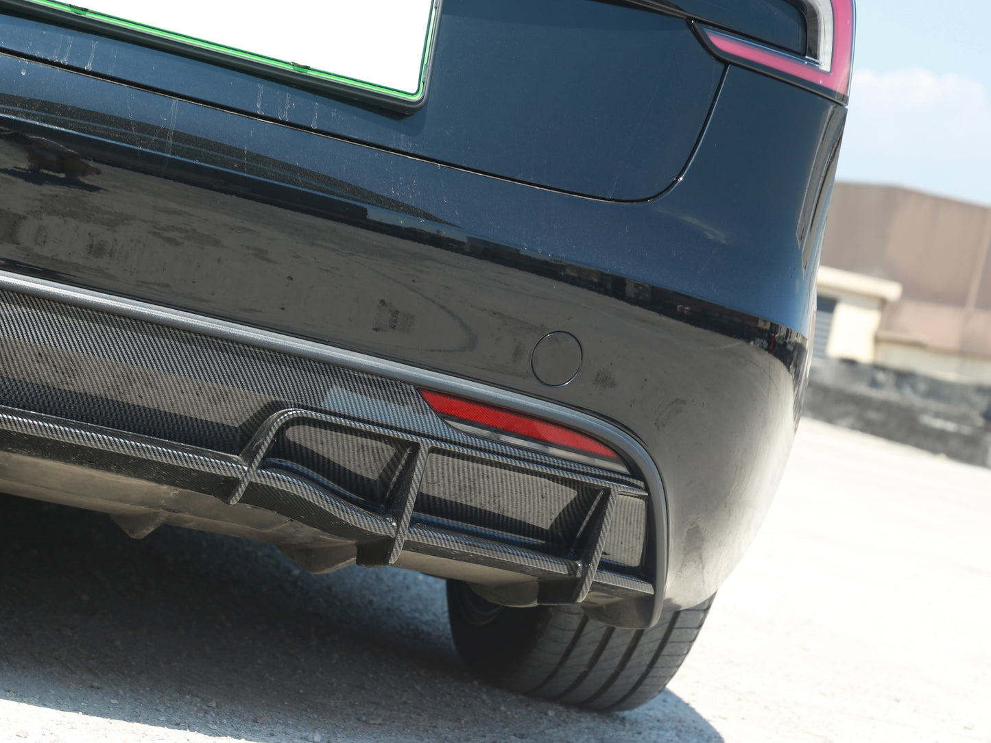 Model 3 Highland: Performance Rear Bumper Diffuser