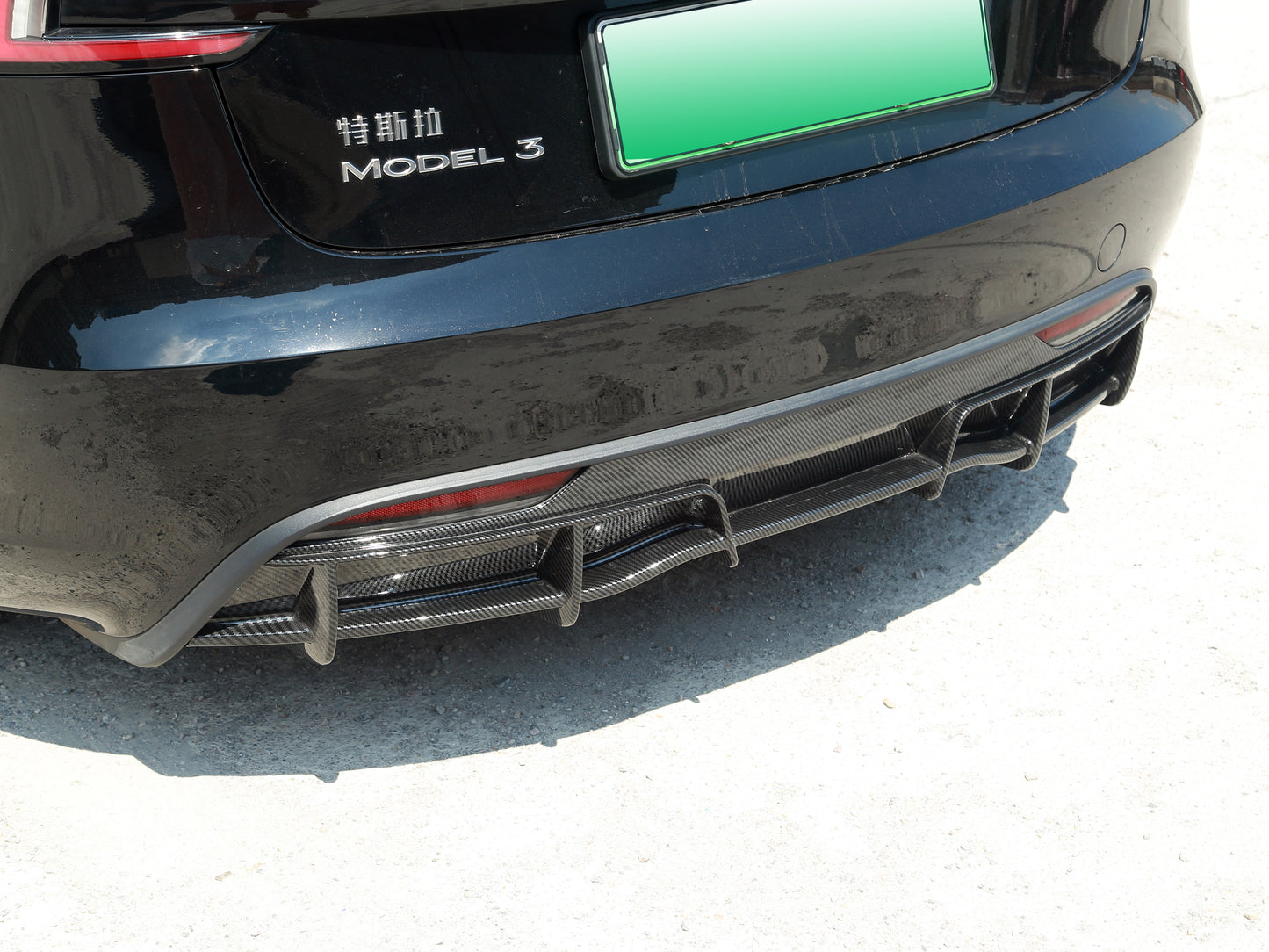 Model 3 Highland: Performance Rear Bumper Diffuser