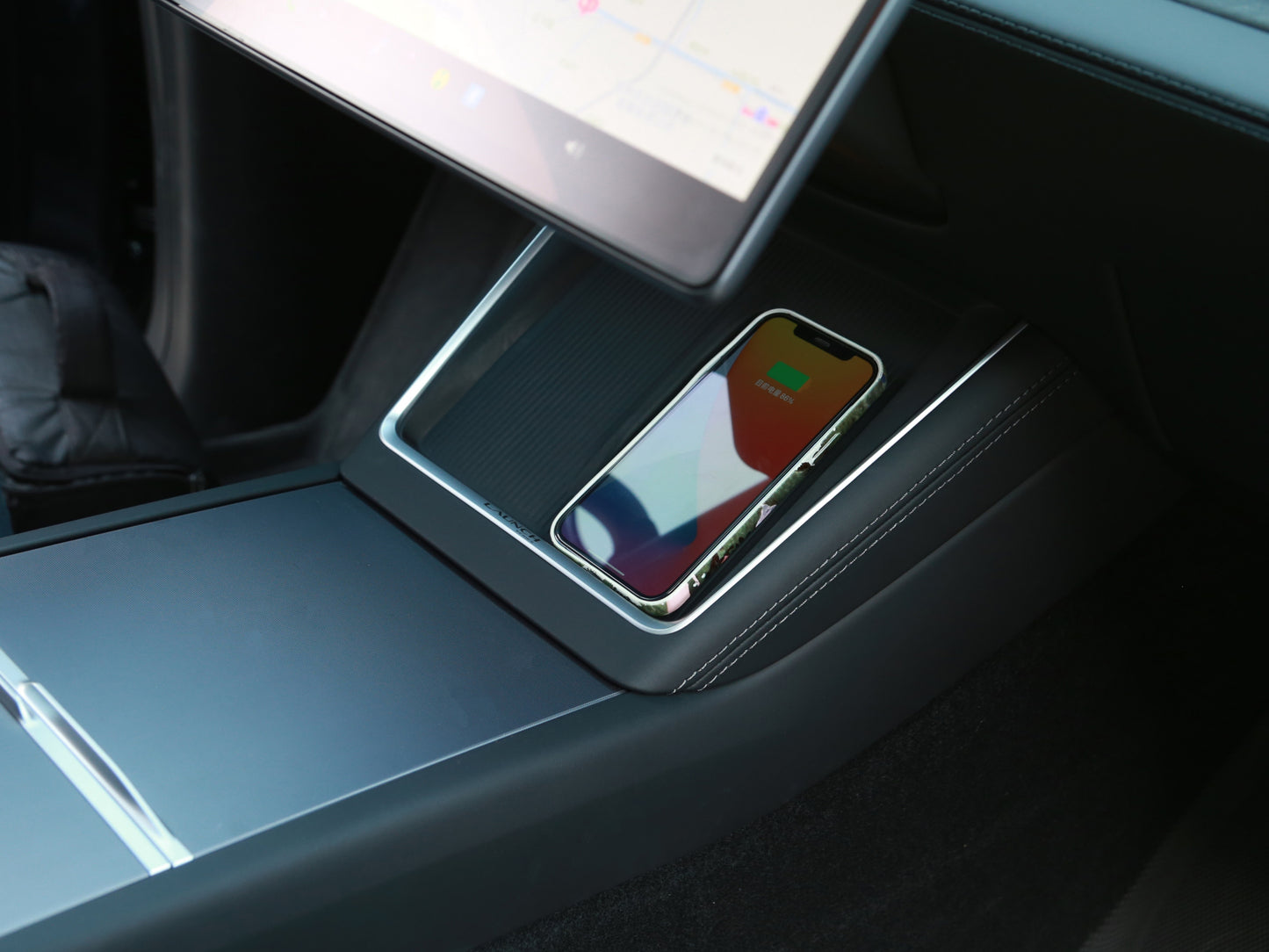Model 3 Highland 2024+/ Y Juniper 2026+: Wireless Charging Silicon Cover Pad