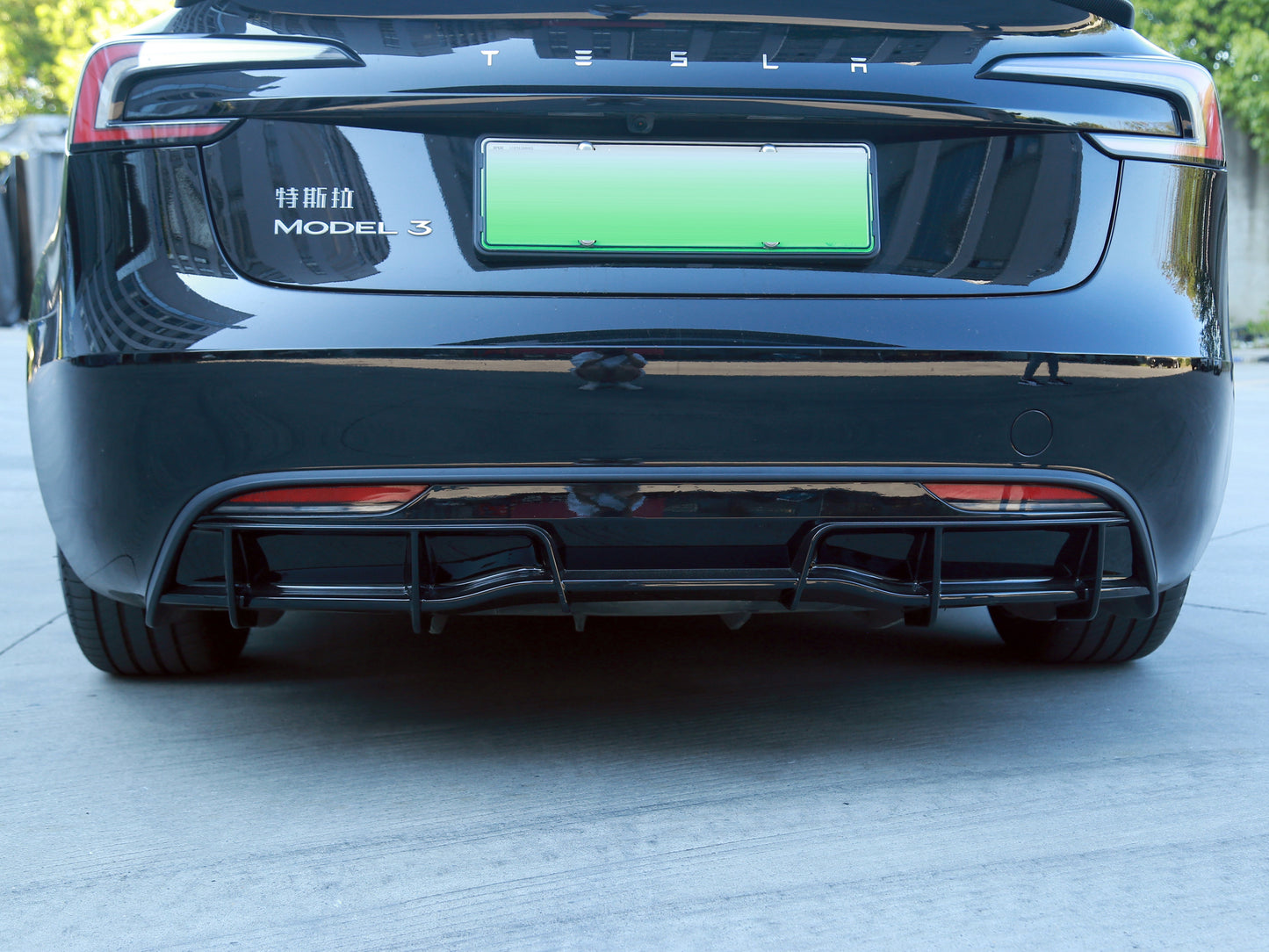 Model 3 Highland: Performance Rear Bumper Diffuser