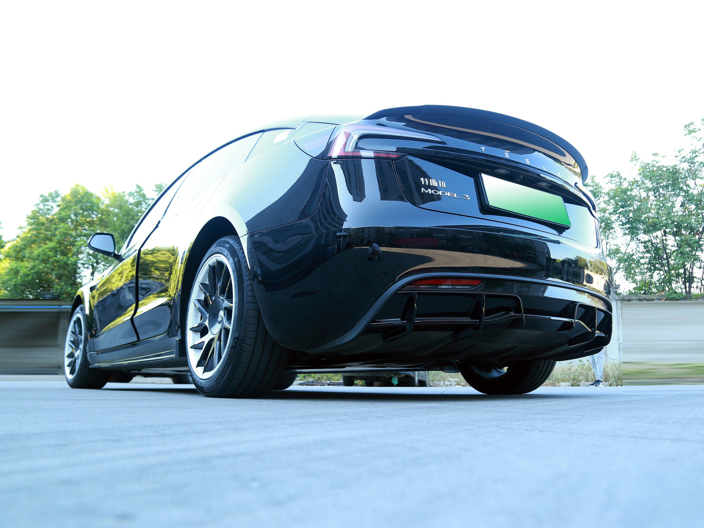 Model 3 Highland: Performance Rear Bumper Diffuser