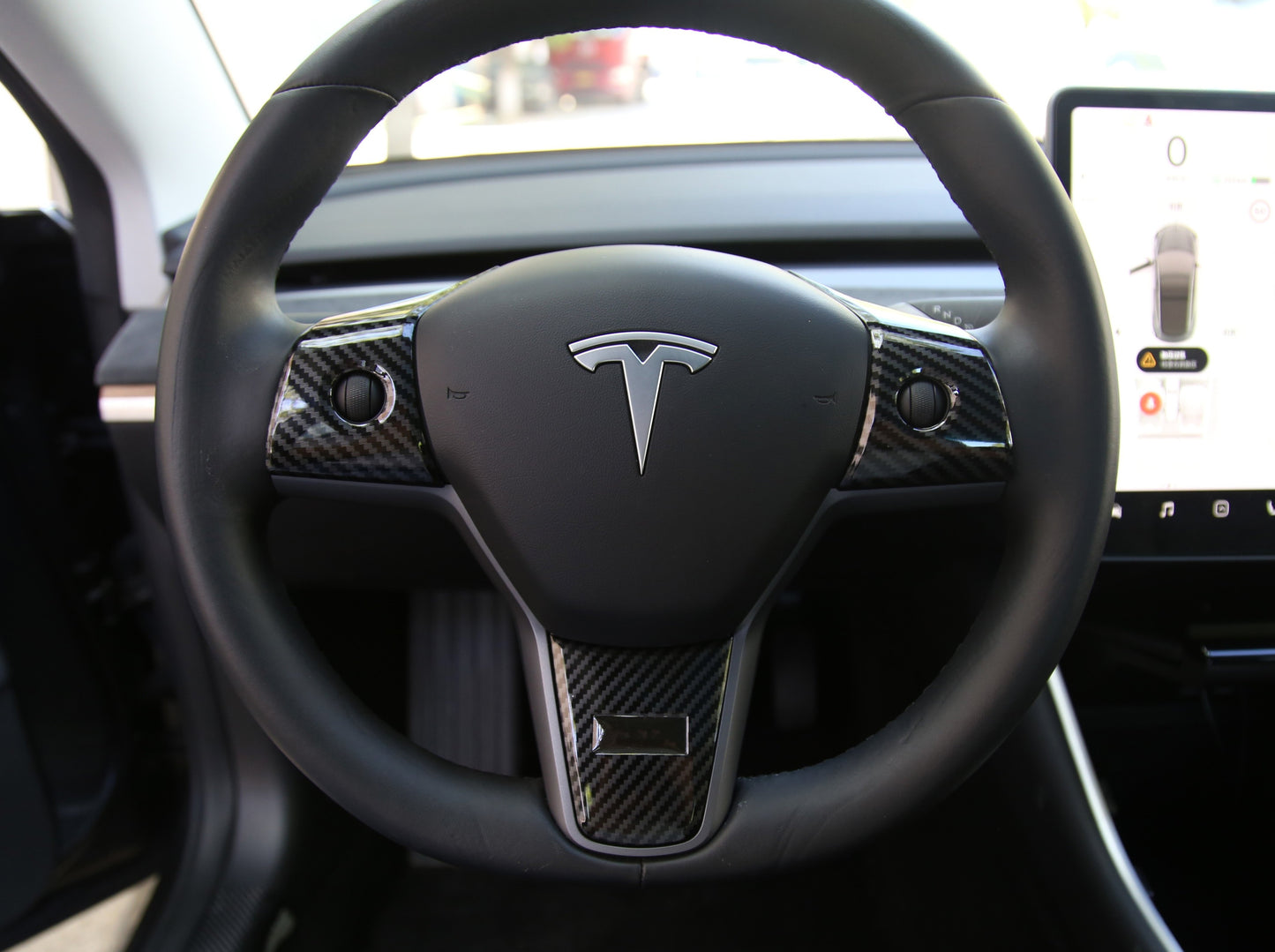Model 3 Legacy/ Y Legacy: Steering Wheel Decal (ABS)