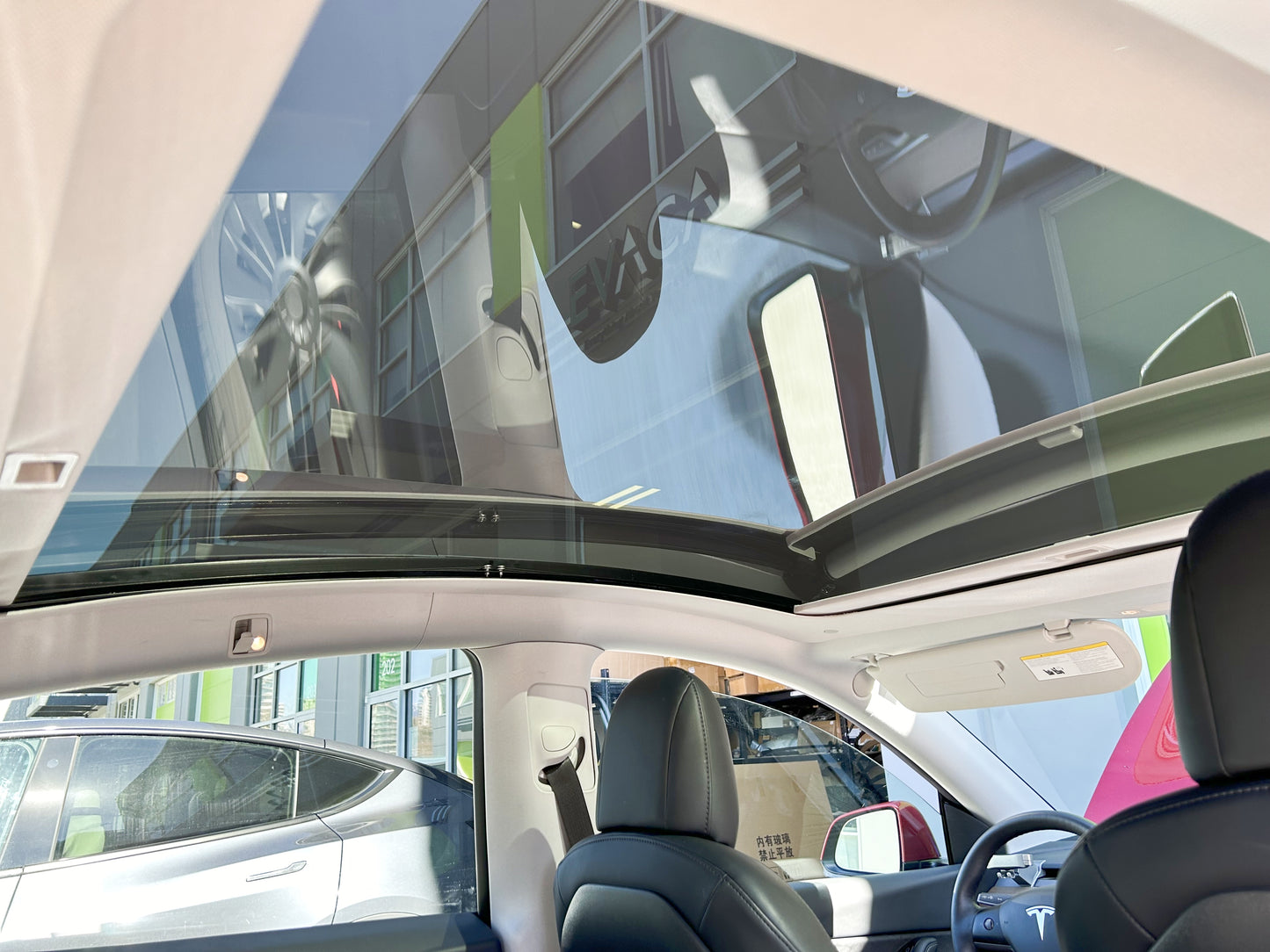 Model Y Legacy: Retractable Glass Roof Sunshade