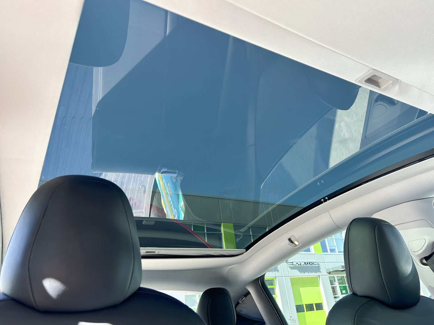 Model Y Legacy: Retractable Glass Roof Sunshade