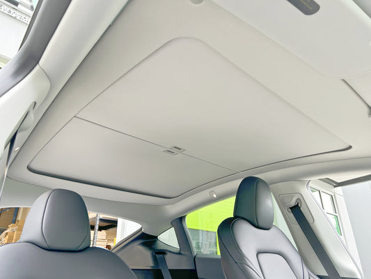 Model Y Legacy: Retractable Glass Roof Sunshade