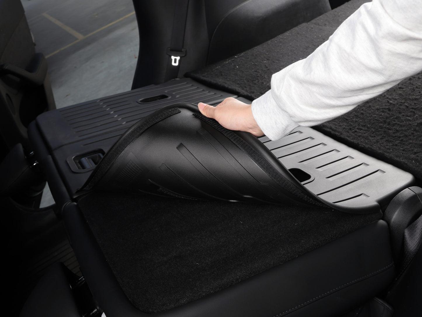 Model Y Legacy/ Juniper 2020-2025: TPE Rear Backseat Cover Mats (3 PCs)