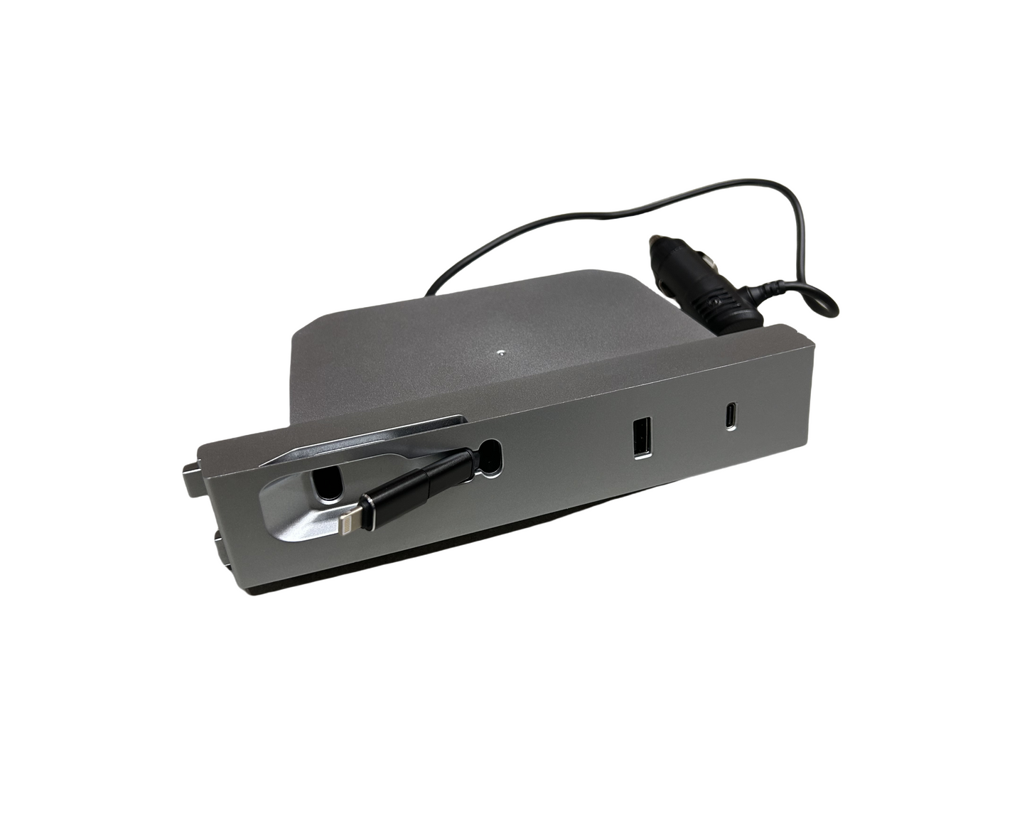 Model 3 Highland 2024-2025/ Y Juniper 2025: 3 in 1 USB Extension Hub Panel (1 USB-A + 1 Type C + 1 Type-C Retractable Cable)