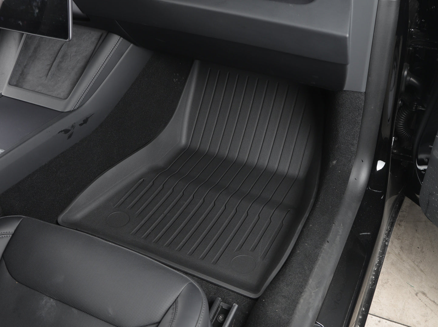 Model 3 Highland 2024-2025: TPE Full All-weather Floor/Frunk/Trunk Mats Bundle Set (6 PCs)