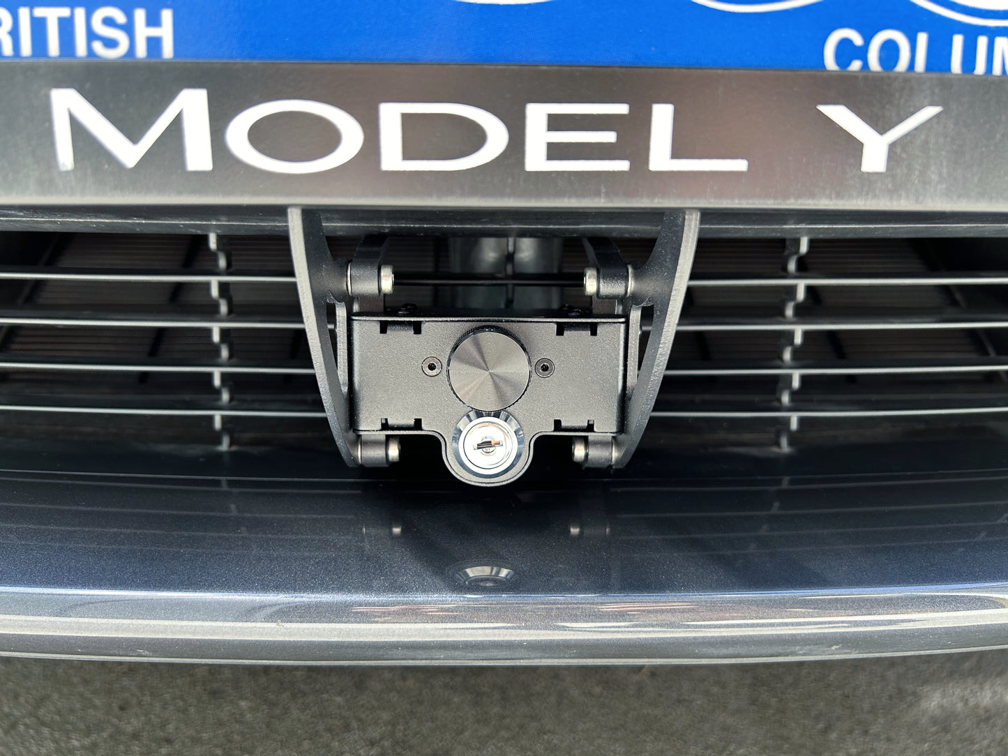 Model 3 Legacy /Y Legacy: Anti-Theft Metal Front License Plate Holder
