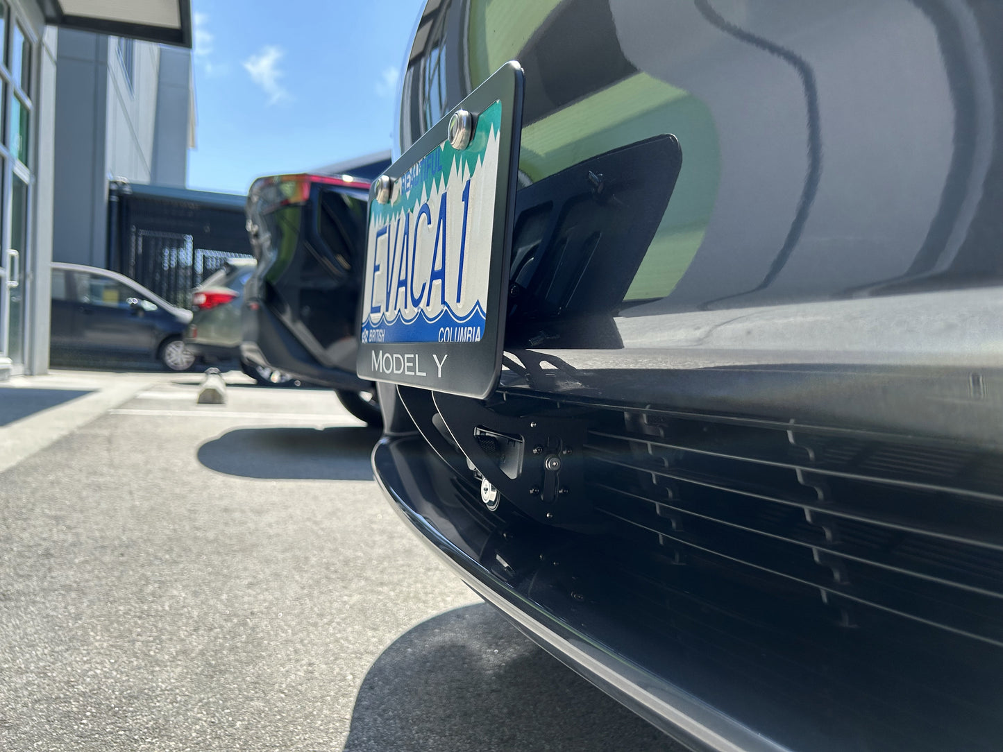 Model 3 Legacy /Y Legacy: Anti-Theft Metal Front License Plate Holder