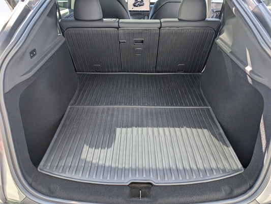 Model Y Juniper 2026+: All-In-One TPE Frunk & Trunk Mats Set (3 PCs)