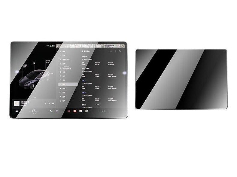 Model 3 Highland 2024-2025/ Y Juniper 2025: Front & Back Touch Screen Protector (2 PCs)