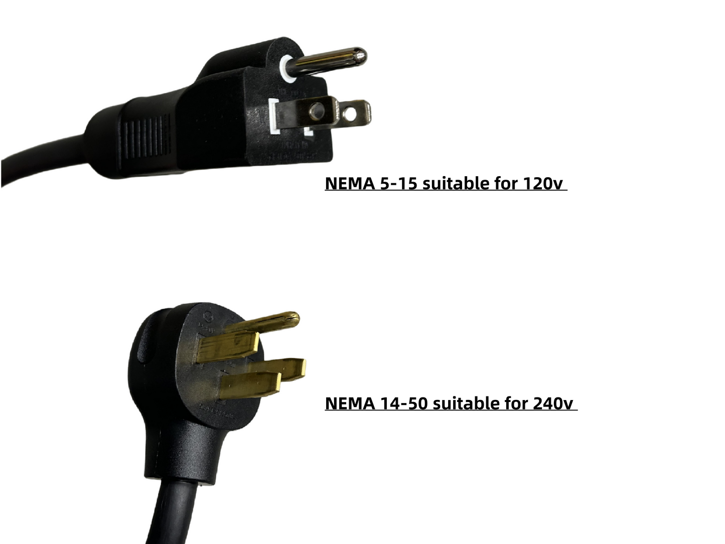 NEMA 5-15/14-50 Mobile Charging Connector to Tesla