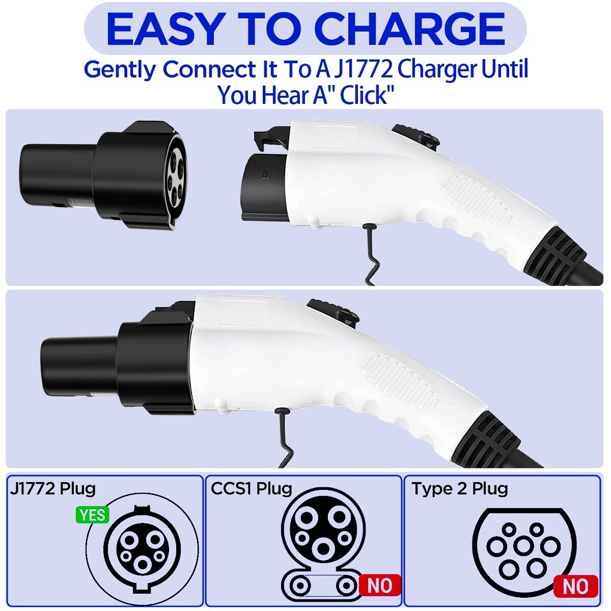 Model S/3/X/Y: SAE J1772 To Tesla Charging Adapter