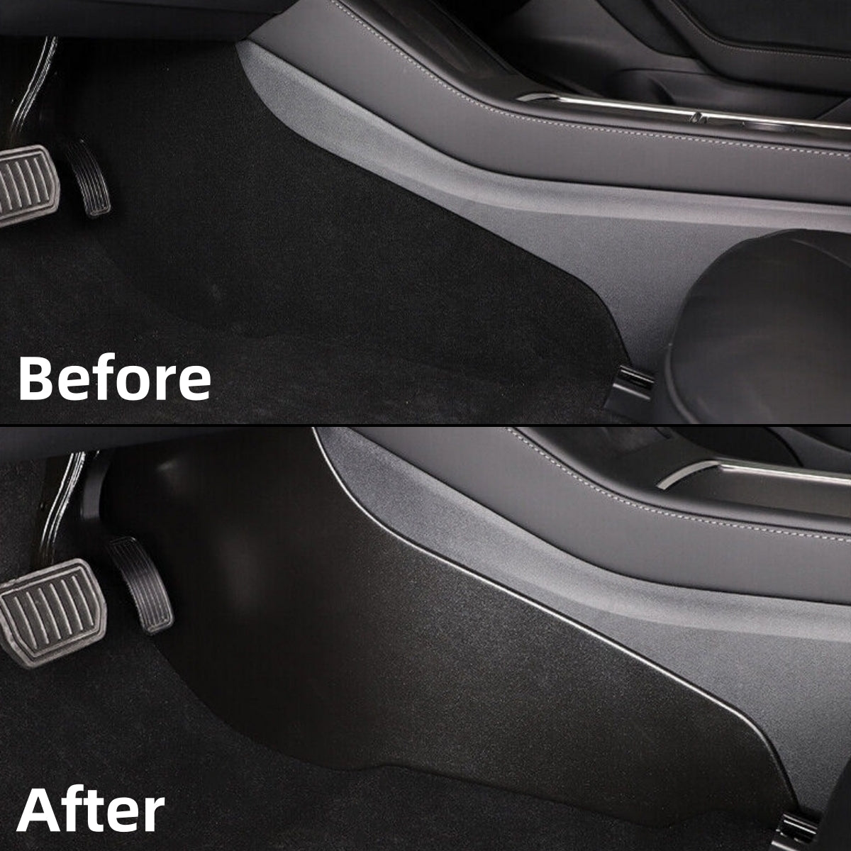 Model Y: ABS Centre Console Anti-Kick Cover Pads