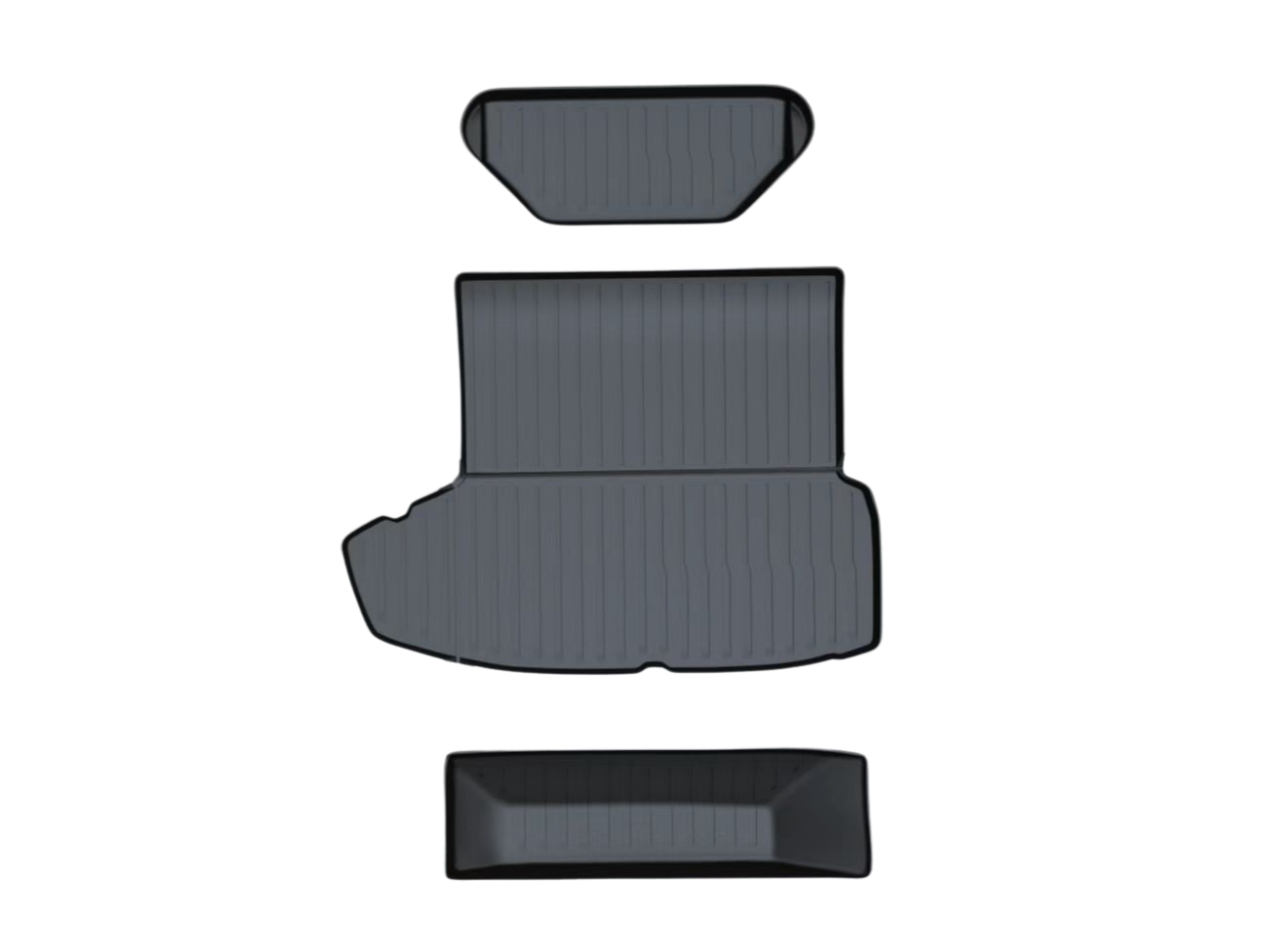 Model S 2021-2022: TPO Frunk & Trunk Mats Set (3 PCs)