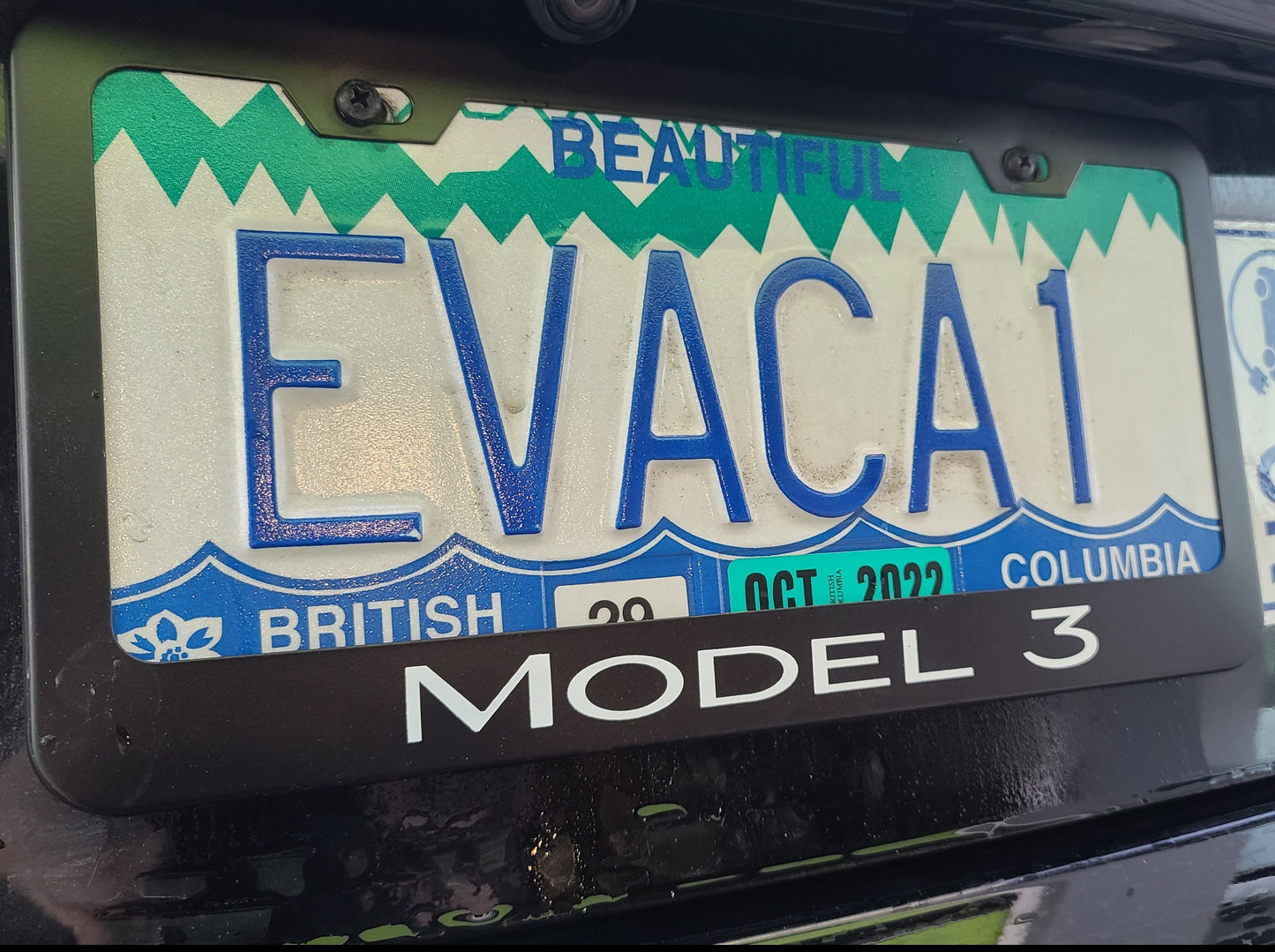 Model 3/Y: Front & Rear Metal License Plate Frame (2 PCs)