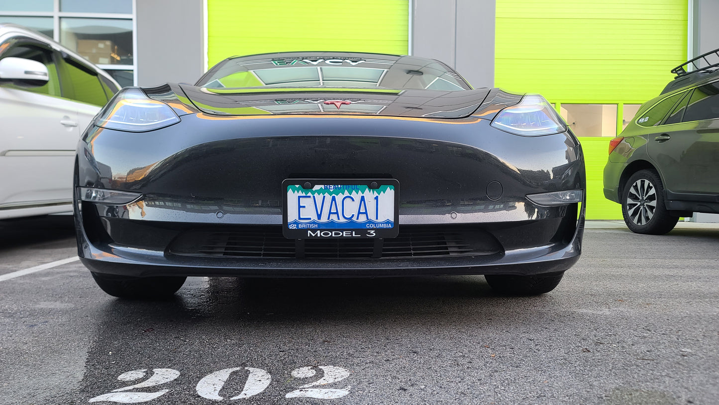 Model 3/Y: Front & Rear Metal License Plate Frame (2 PCs)