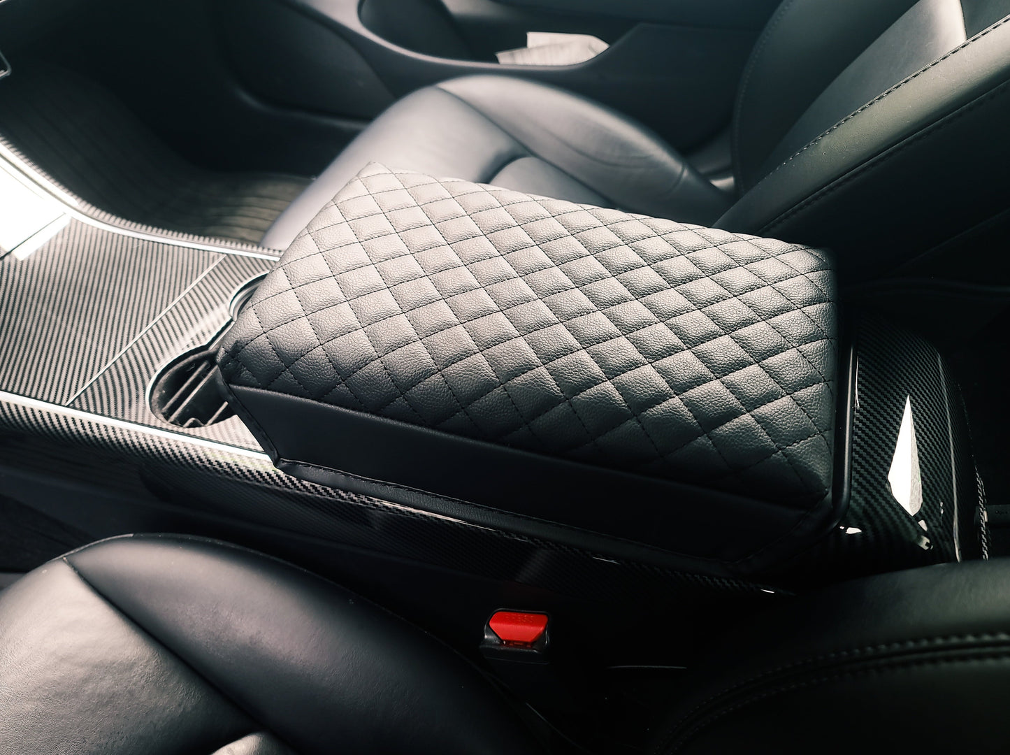 Model 3/Y: Armrest Leather Cushion Cover