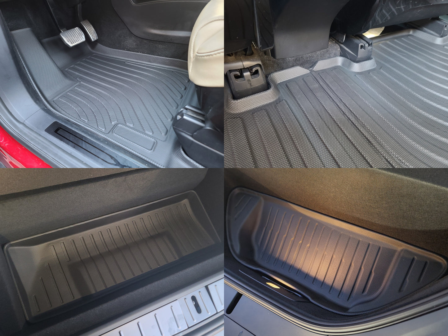 Model X 2022-2023: Full All-weather Floor/Frunk/Trunk Mats Bundle Set
