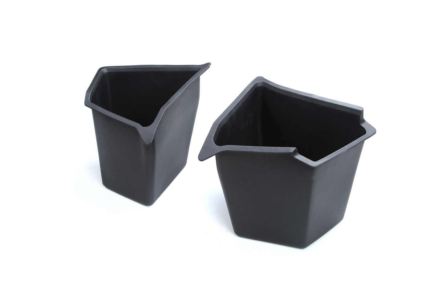 Model Y 7 Seaters: Rear Trunk Side Storage Bins + Flocked Lids (4 PCs)