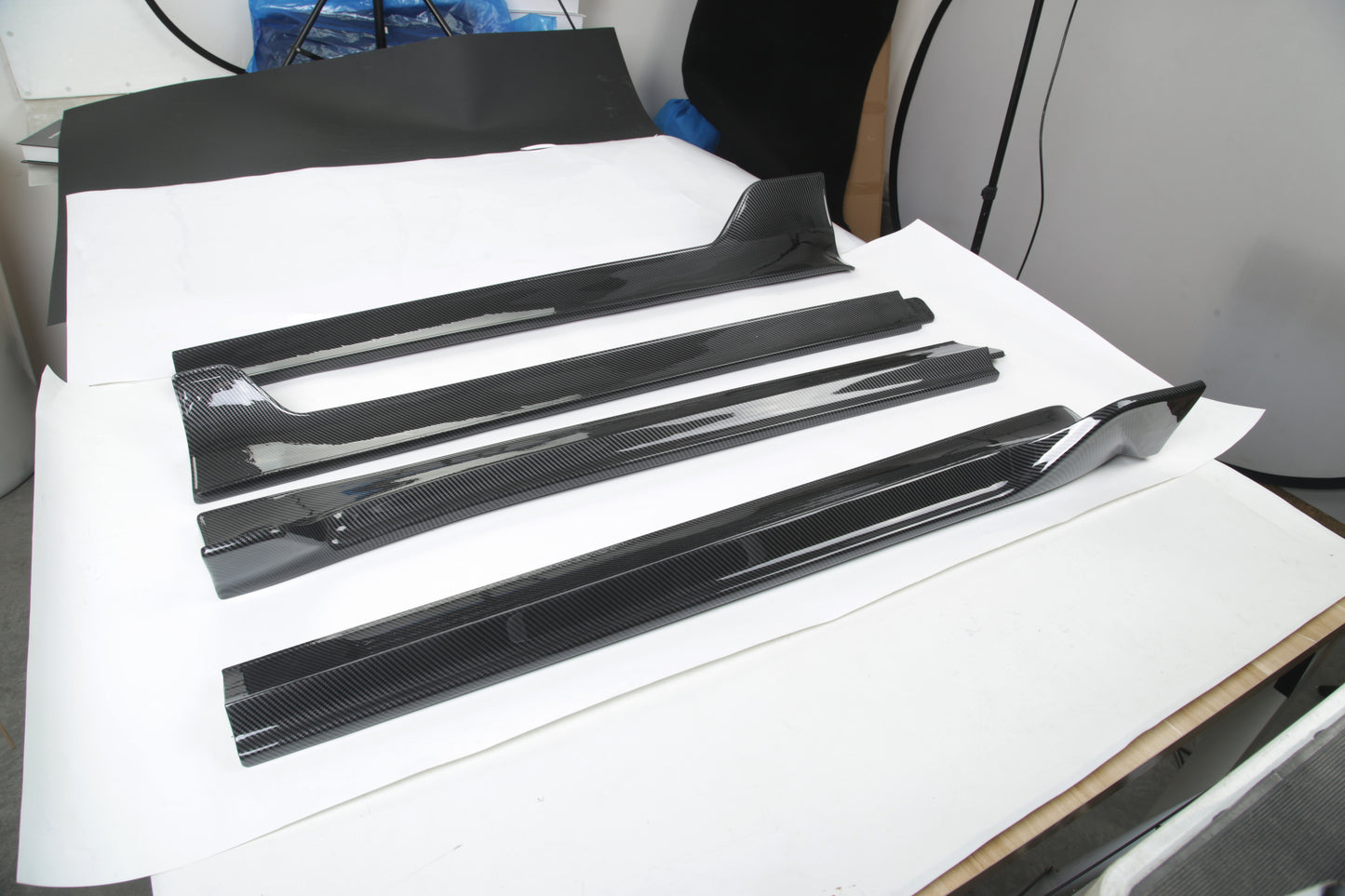 Model 3: Carbon Fiber Side Skirt Kit