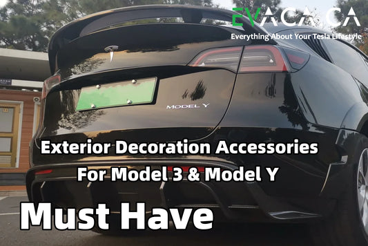 Must-Have Exterior Decoration Accessories for Tesla Model 3 & Model Y