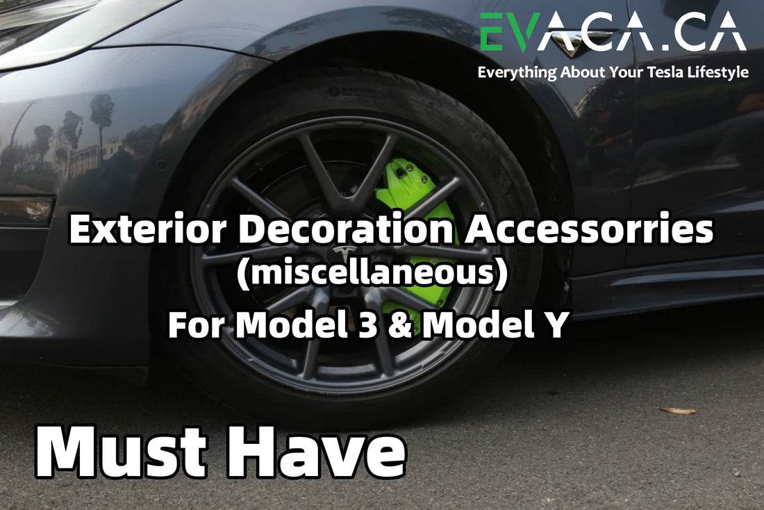 Must-Have Exterior(miscellaneous) Decoration Accessories for Model 3 & Model Y