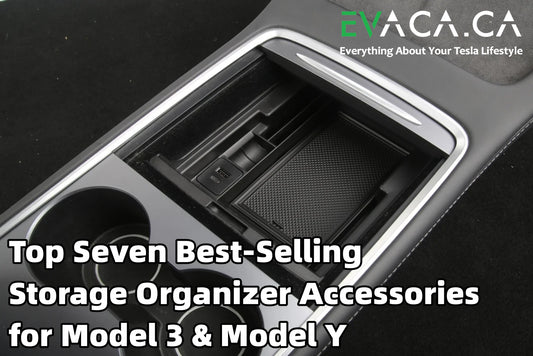 Top Seven Best-Selling Storage Organizer Accessories for Model 3 & Model Y