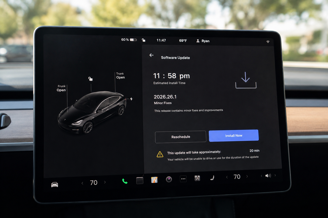 Tesla Software Update 2026.26.1: Everything You Need to Know